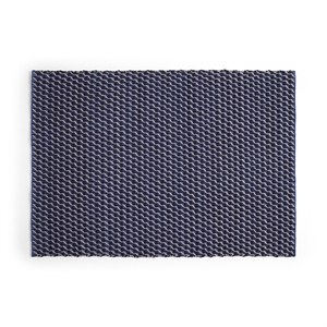 Alfombra HAY Channel 140x200 Azul/ Blanco