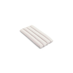Cojín de Silla HAY Palissade Soft Quilted Color Crema y Blanco