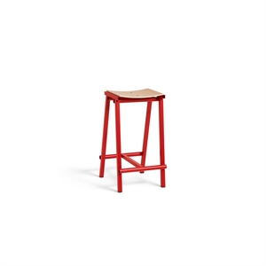 Taburete HAY 8 Taburete de Bar H65 Rojo Señal