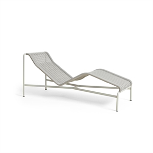 Chaise Longue de Cuerda HAY Palisade Gris Nube