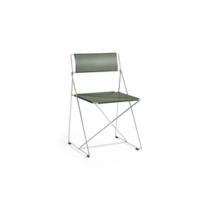 Silla HAY X-Line, Acero Galvanizado en Caliente/verde Otoño