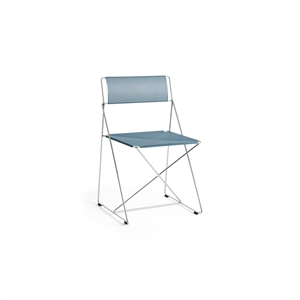 Silla HAY X-Line Cromo/ Polvo Azul
