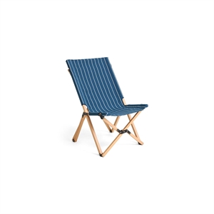 Silla Plegable HAY Outdoor Market Azul/ Beige
