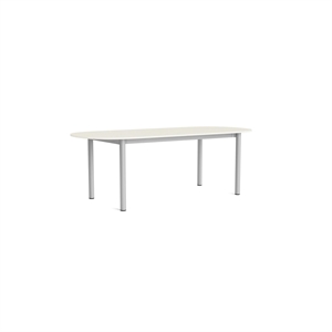 Mesa de Comedor Rectangular HAY Annex L220 Algodón Crema/ Aluminio