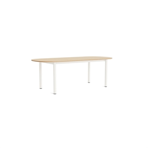 Mesa de Comedor Rectangular HAY Annex L220 Roble Lacado/ Blanco Crema