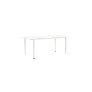 Mesa de Comedor Rectangular HAY Annex L220 Blanco/ Crema Blanco