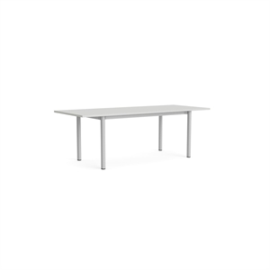 Mesa de Comedor HAY Annex Overhang L220 Gris Nube/ Aluminio