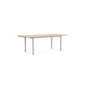 Mesa de Comedor HAY Annex Overhang L220 Roble Lacado/ Aluminio