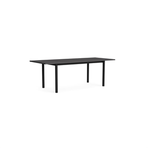 Mesa de Comedor HAY Annex Overhang L220 Gris Oscuro/carbón