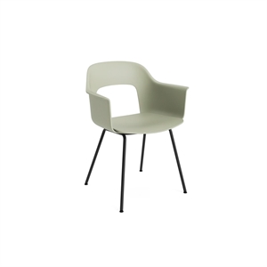 Silla de Comedor HAY Layout 211 con Reposabrazos , Verde Pastel y Negro