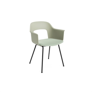 Silla de Comedor HAY Layout 213 con Reposabrazos, Verde Pastel/ Negro/moda 045