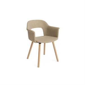 Silla de Comedor HAY Layout 224 con Reposabrazos, Arena Arena/roble