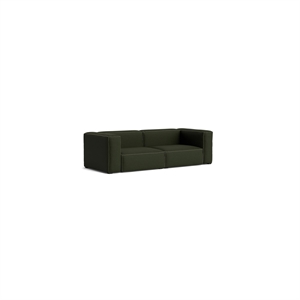 Sofá HAY Mags Soft de 2,5 Plazas, Combinación 1 Maglia Verde Oscuro