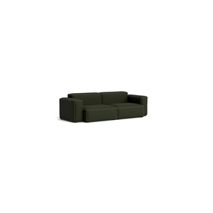 Sofá HAY Mags Soft Low para 2,5 Personas, Combinación 1 Maglia Verde Oscuro