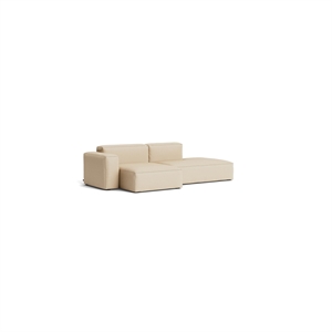 Sofá HAY Mags Soft Low de 2,5 Plazas, Combinación de 3 Plazas, Hallingdal 220, Izquierda