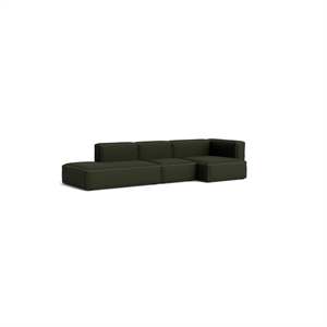 Sofá HAY Mags Soft de 3 Plazas, Combinación de 4 Plazas, Derecha, Maglia, Verde Oscuro