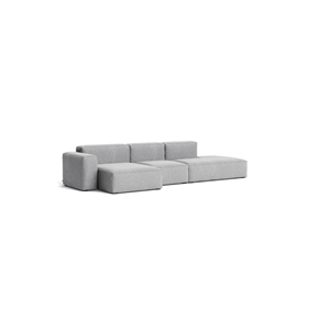 Sofá HAY Mags Soft Low de 3 Plazas, Combinación 4, Hallingdal 130, Izquierda