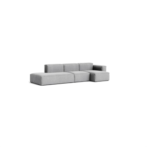 Sofá HAY Mags Soft Low de 3 Plazas, Combinación 4, Derecho, Hallingdal 130
