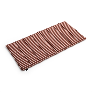 Cojín de Asiento HAY Terrazza 82x40 Terracotta Bold Stripe