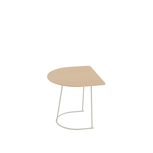 Mesa de Centro Airy de Muuto , Tamaño Medio, Roble Lacado/ Marfil