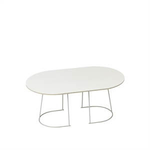 Mesa De Centro Muuto Airy Blanco Roto Mediana