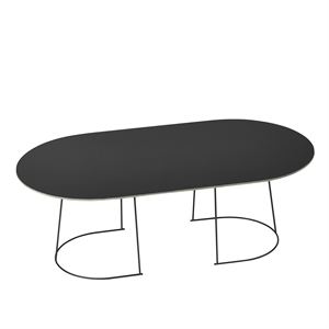 Mesa de Centro Muuto Airy Negro Grande