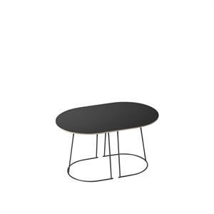 Mesa de Centro Muuto Airy Negro Pequeño