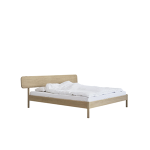 Estructura de Cama Rye Sleep Alken 200x210 Roble Tratado con Jabón