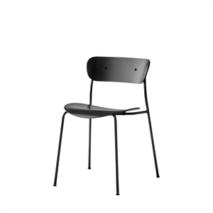 &Tradition Pavilion AV1 Silla de Comedor Roble Negro/Negro