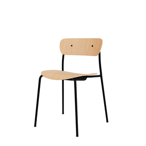 &Tradition Pavilion AV1 Silla de Comedor Roble/ Negro