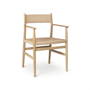 Brdr. Silla de Comedor Krüger Heritage con Reposabrazos Roble