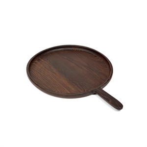Bandeja para servir Serax Pure L color ceniza oscuro