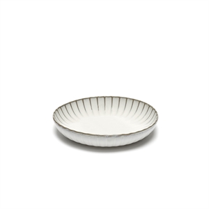 Plato Hondo Serax Inku L Blanco