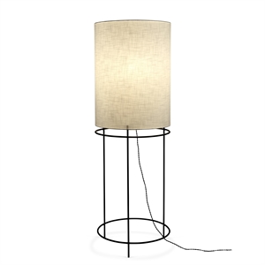 Lámpara de Pie Serax Cylinder 03, Negro/ Blanco.