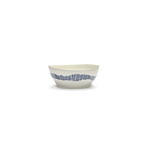 Bol Serax Feast L Blanco/ Rayas Azul