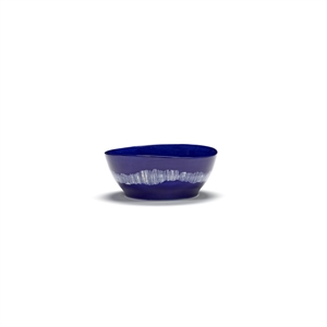 Bol Serax Feast L Azul Oscuro/ Rayas blancas