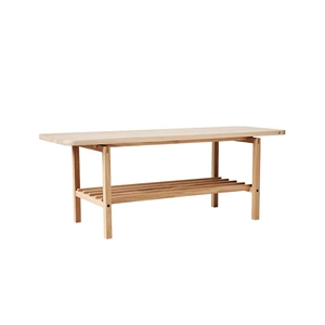 Banco B3 de Andersen Furniture, Roble Lacado Blanco