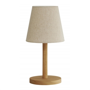 Lámpara de Mesa Portátil Watt & Veke Tess Roble/Natural
