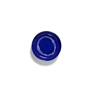Plato hondo Serax Feast Blanco con rayas Azul Oscuro