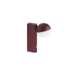 Northern Balancer Mini Lámpara de Pared/ Lámpara de Mesa Rojo Cereza