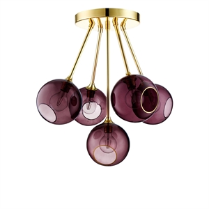 Lámpara de Techo Molecule Purple Rain/Gold de Design by Us Ballroom