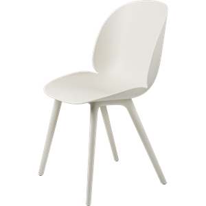 GUBI Silla de Comedor Beetle Plástico Alabastro Blanco