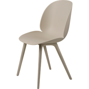 GUBI Beetle Mesa de Comedor de Exterior Silla Plástico Beige