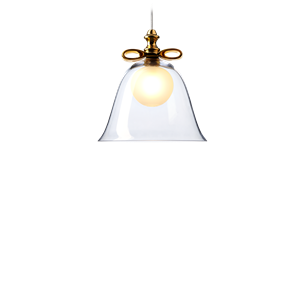 Campana Moooi Lámpara Colgante Pequeño Dorado/ Transparente