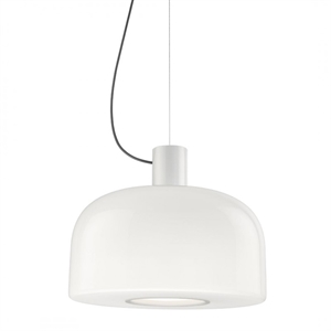 Flos Bellhop S2 Lámpara Colgante Blanco/ Vidrio