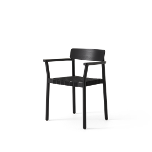 &Tradition Betty TK9 Silla de Comedor con Reposabrazos Negro