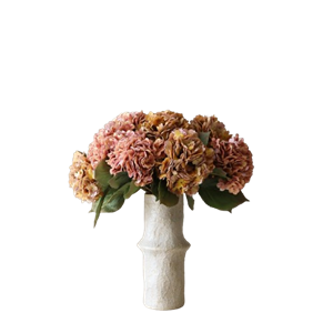 Ramo de hortensias de temporada Botané Naranja