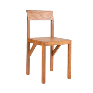 Silla de Comedor Frama Bracket Marrón Cálido