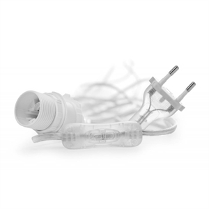 Watt & Cable Cable Para Christmas Estrella 5 Metros M. E14 Enchufe E Interruptor Transparente