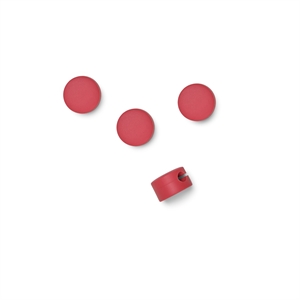 Pedestal Cable Dots Rojo Ardiente